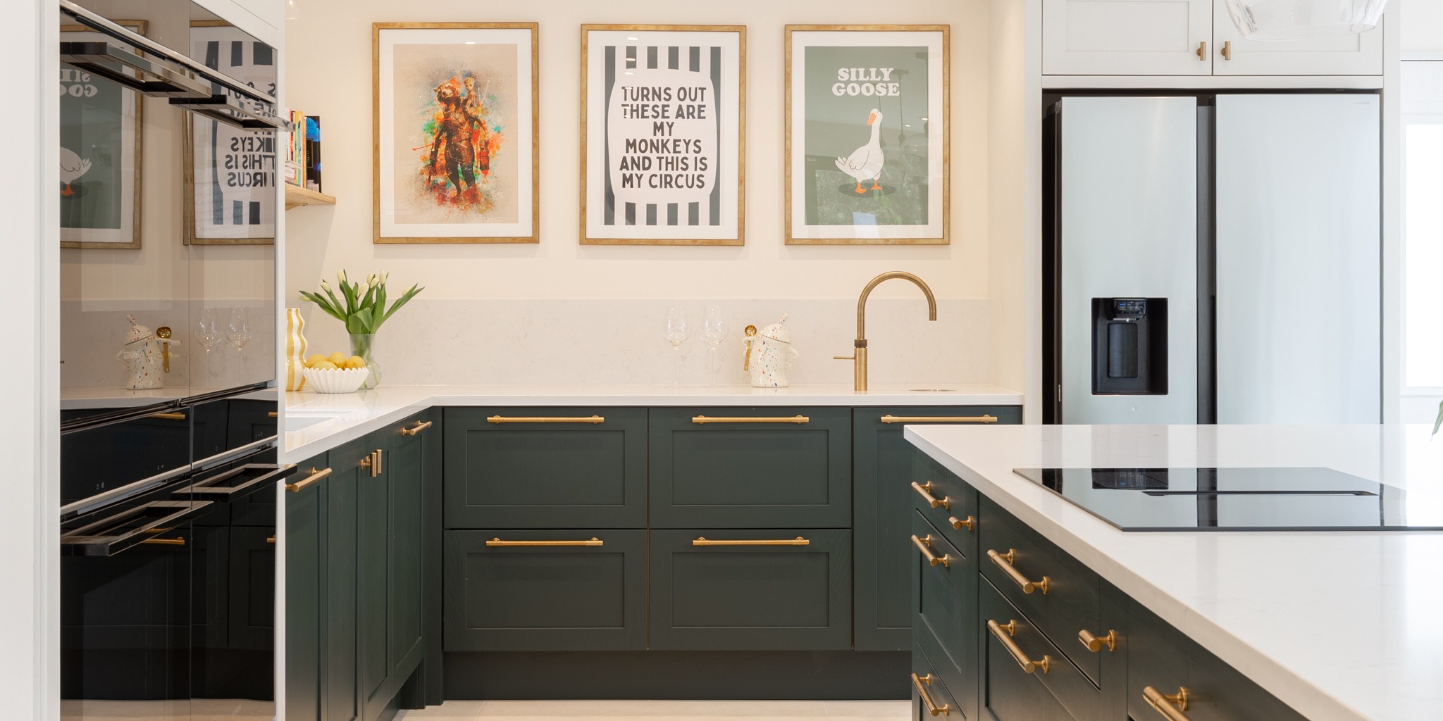 Family Kitchen with Pantry and Home Bar in Bramhope