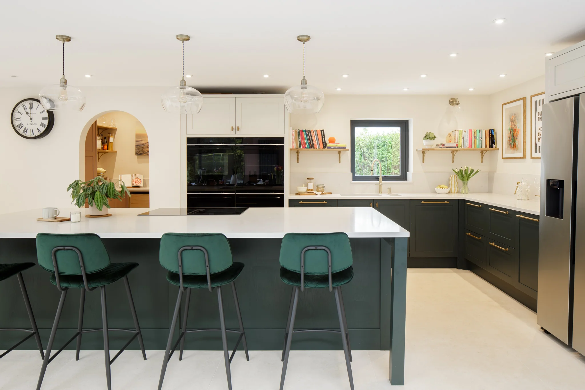 Family Kitchen with Pantry and Home Bar in Bramhope