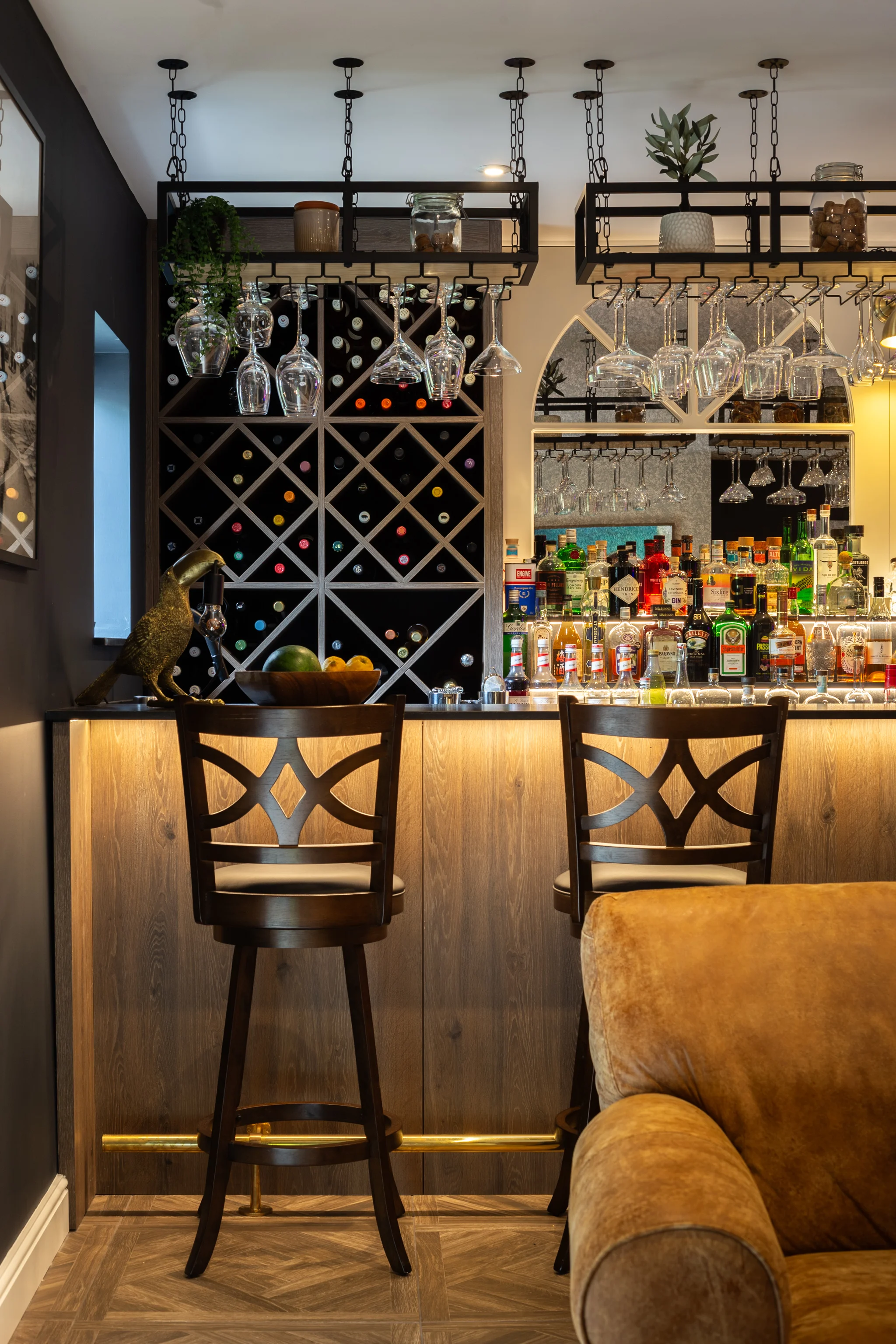 Family Kitchen with Pantry and Home Bar in Bramhope
