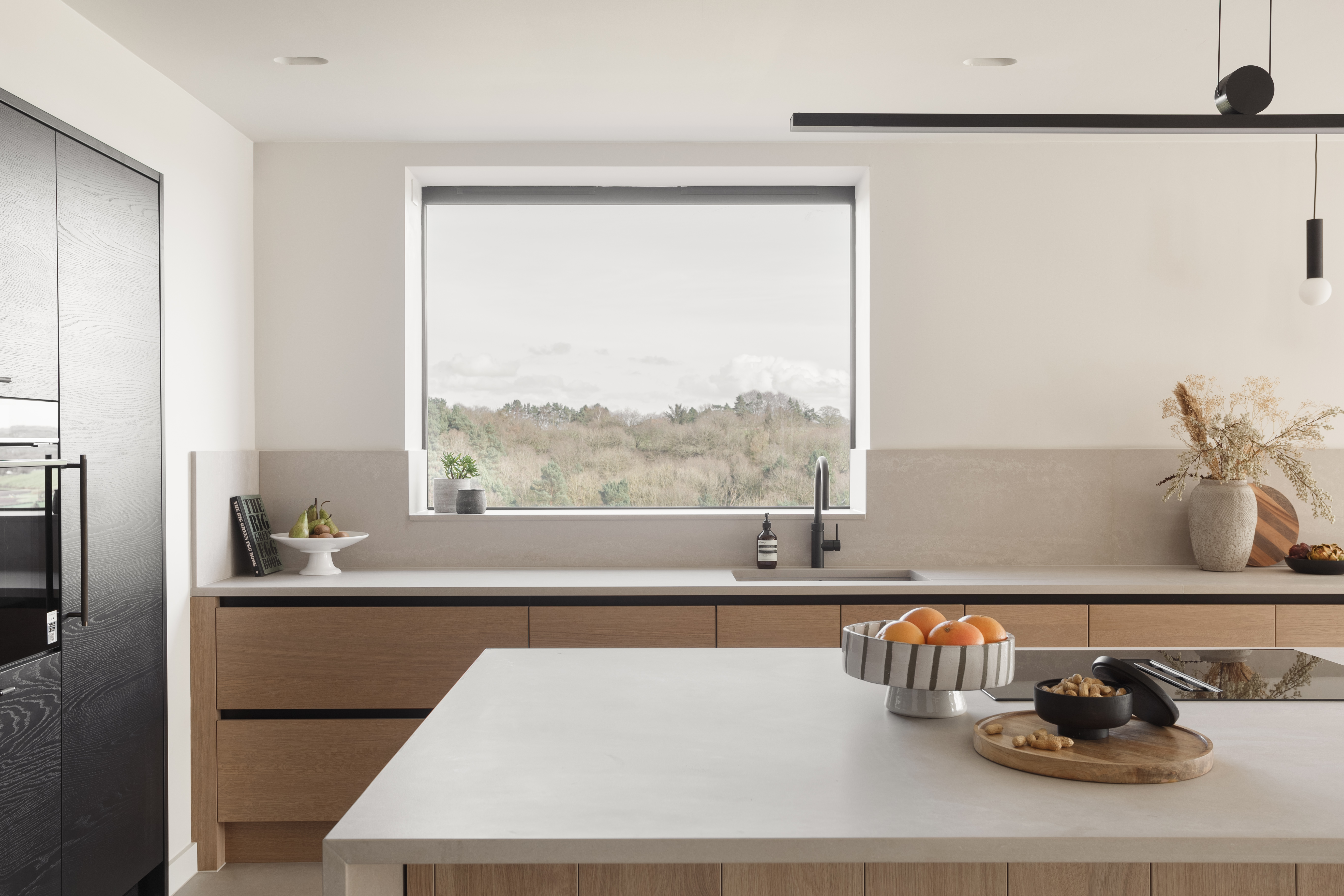 Natural Wood Grain Kitchen Harrogate